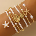 Bohemian Starfish Beach Bracelet Set