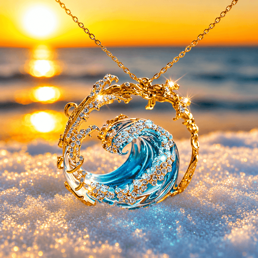 Ocean's Oath Gold Necklace