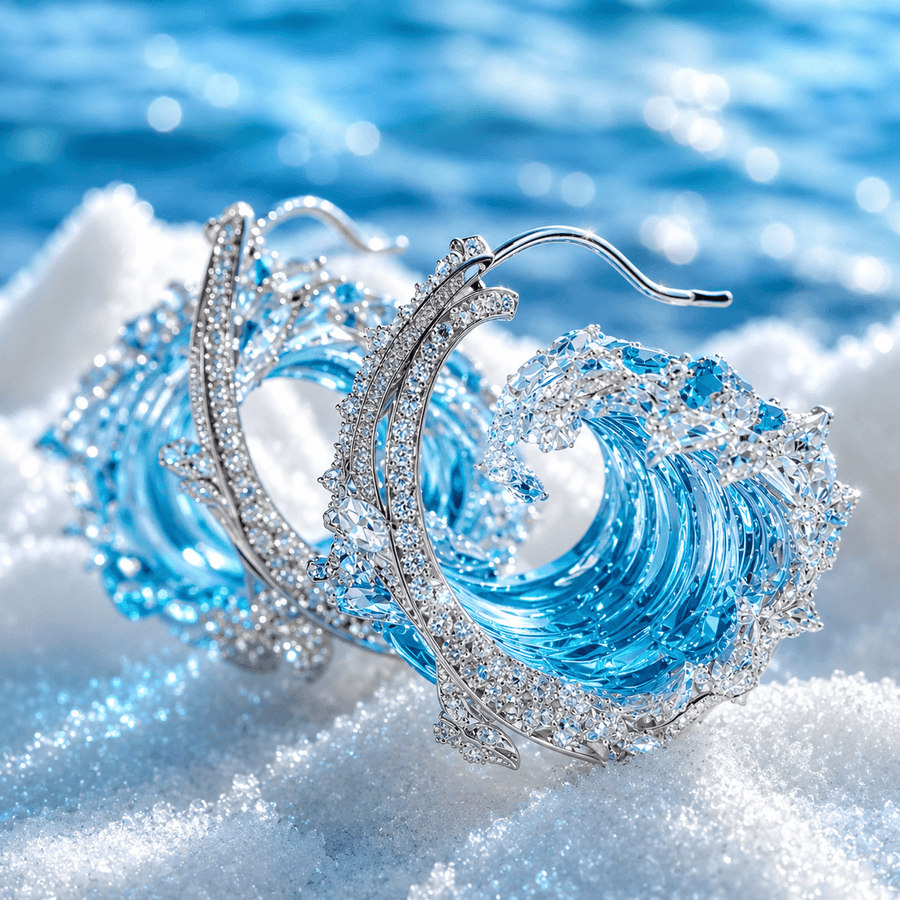 Ocean's Oath Silver Earrings